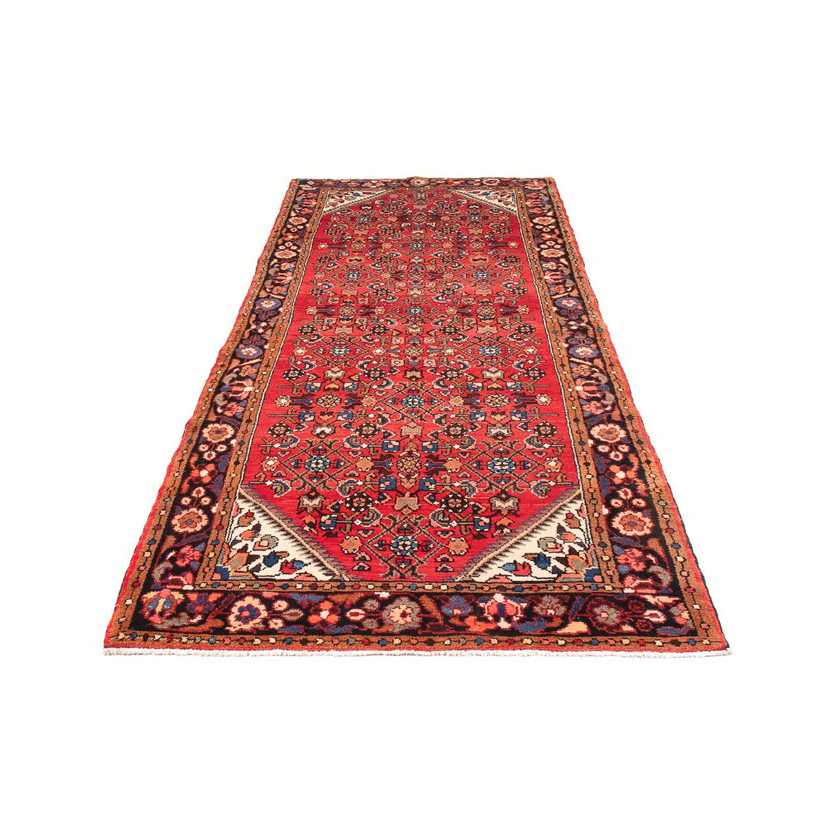 Tapis de couloir Tapis persan - Nomadic - 295 x 113 cm - rouge
