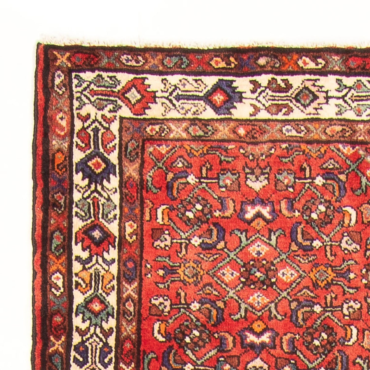 Tapis de couloir Tapis persan - Nomadic - 325 x 122 cm - rouge