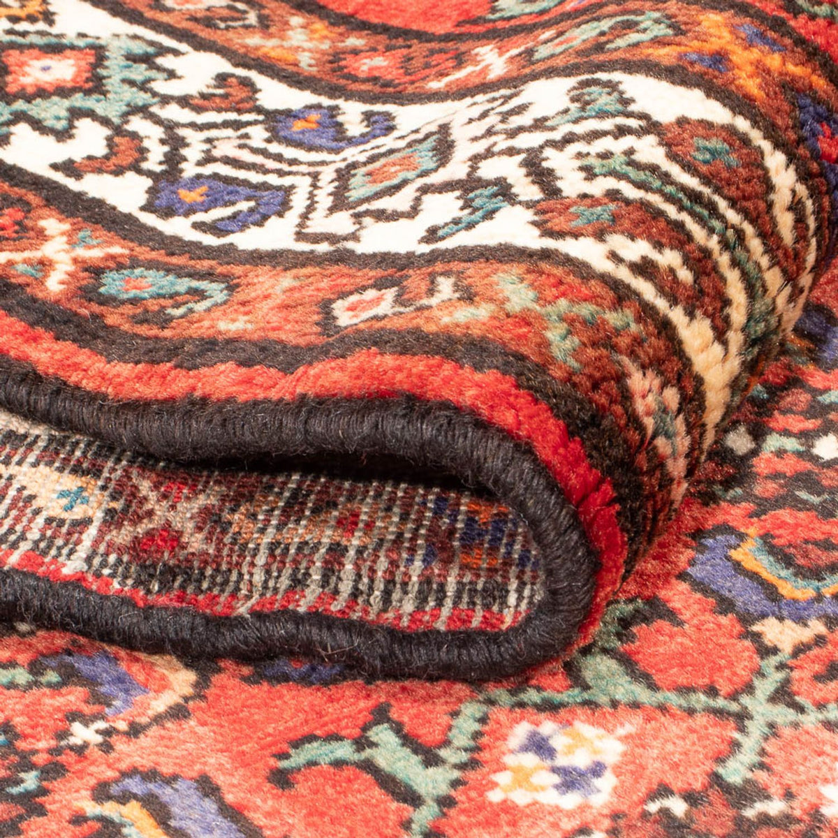 Tapis de couloir Tapis persan - Nomadic - 325 x 122 cm - rouge