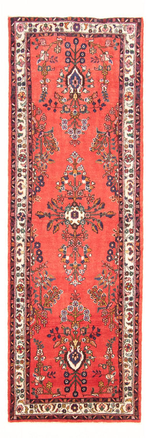 Tapis de couloir Tapis persan - Nomadic - 291 x 106 cm - rouge