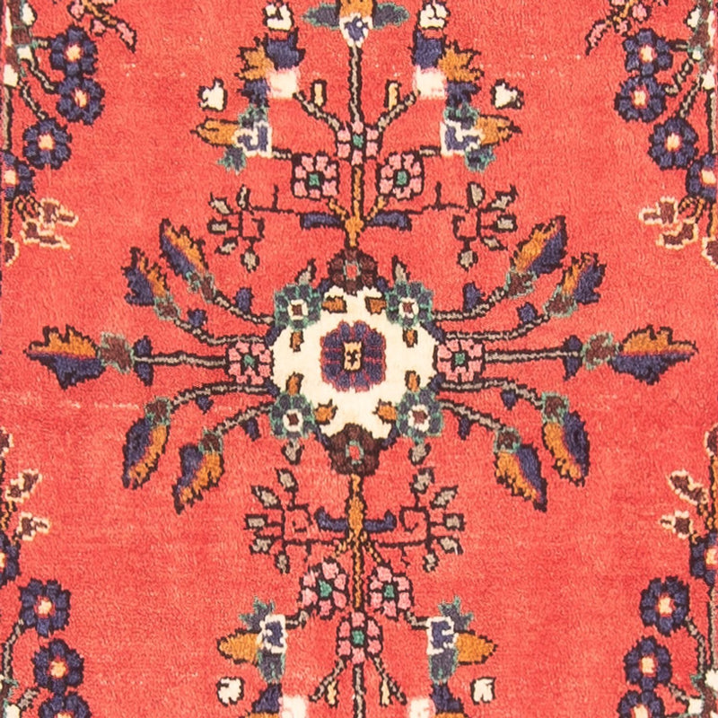 Tapis de couloir Tapis persan - Nomadic - 291 x 106 cm - rouge