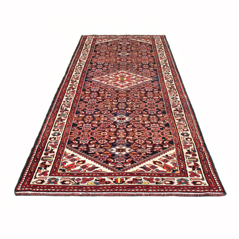 Tapis de couloir Tapis persan - Nomadic - 330 x 116 cm - bleu foncé