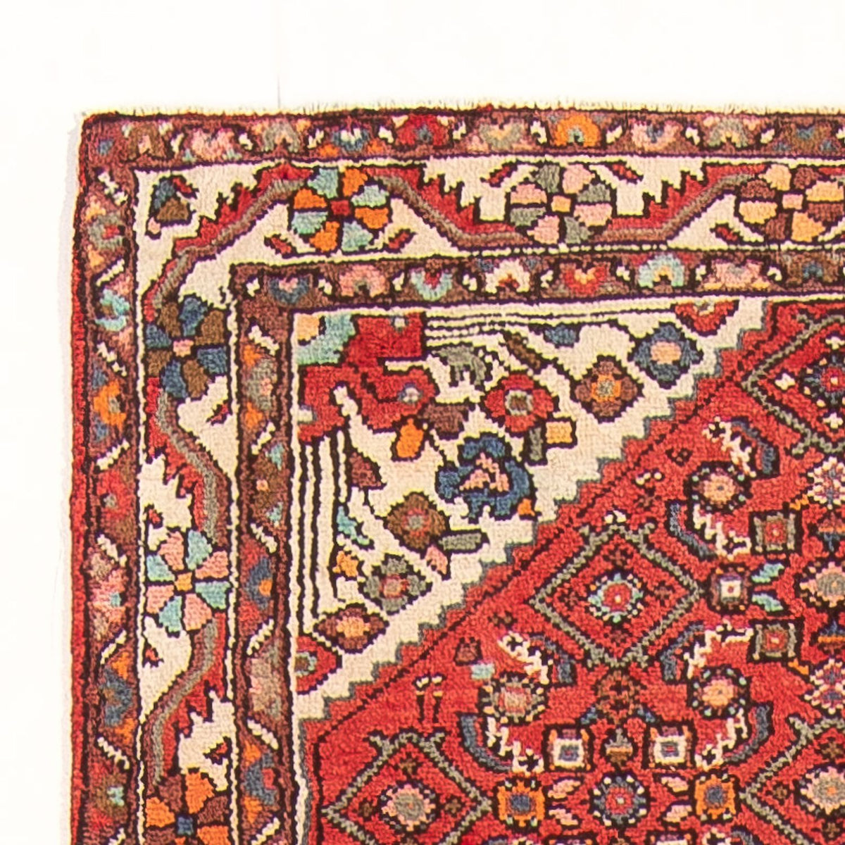 Tapis de couloir Tapis persan - Nomadic - 311 x 111 cm - rouge