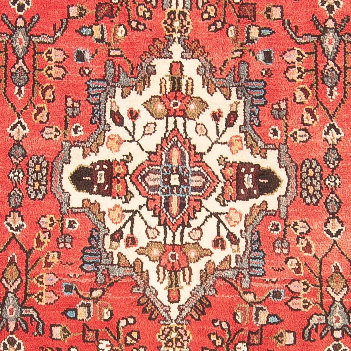 Tapis de couloir Tapis persan - Nomadic - 317 x 106 cm - rouge