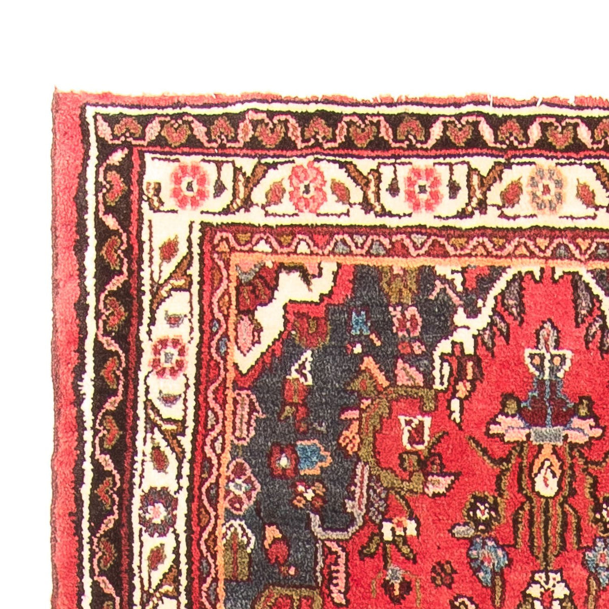 Tapis de couloir Tapis persan - Nomadic - 317 x 106 cm - rouge