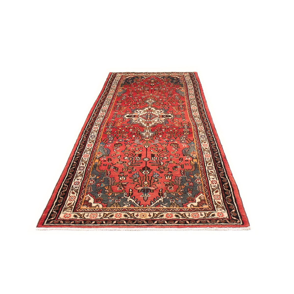 Tapis de couloir Tapis persan - Nomadic - 317 x 106 cm - rouge