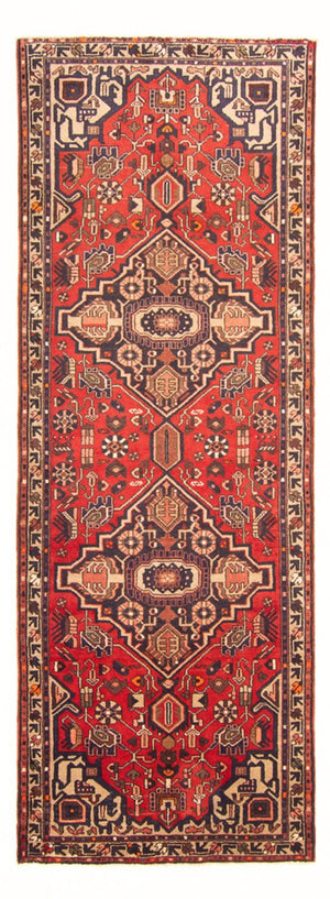 Tapis de couloir Tapis persan - Bidjar - 293 x 109 cm - rouge