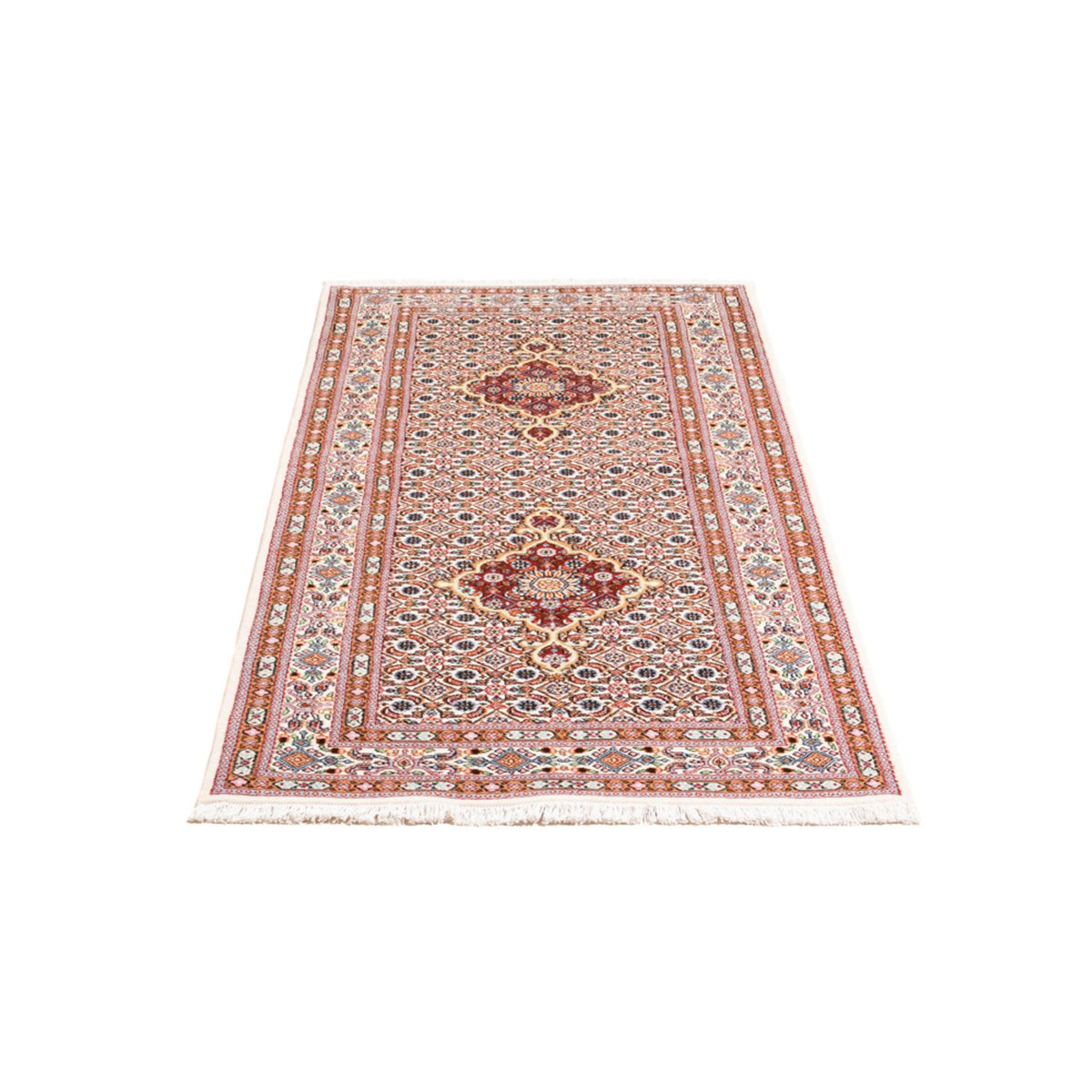 Tapis de couloir Tapis persan - Classique - 195 x 81 cm - crème