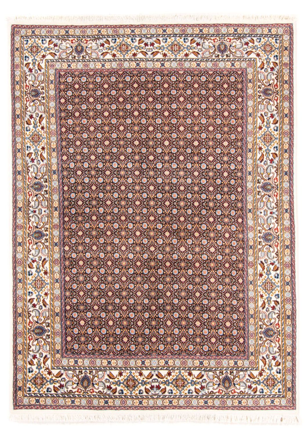 Tapis persan - Classique - 197 x 141 cm - bleu foncé