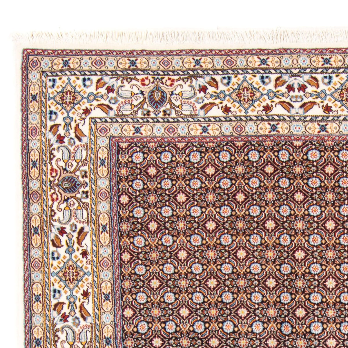 Tapis persan - Classique - 197 x 141 cm - bleu foncé