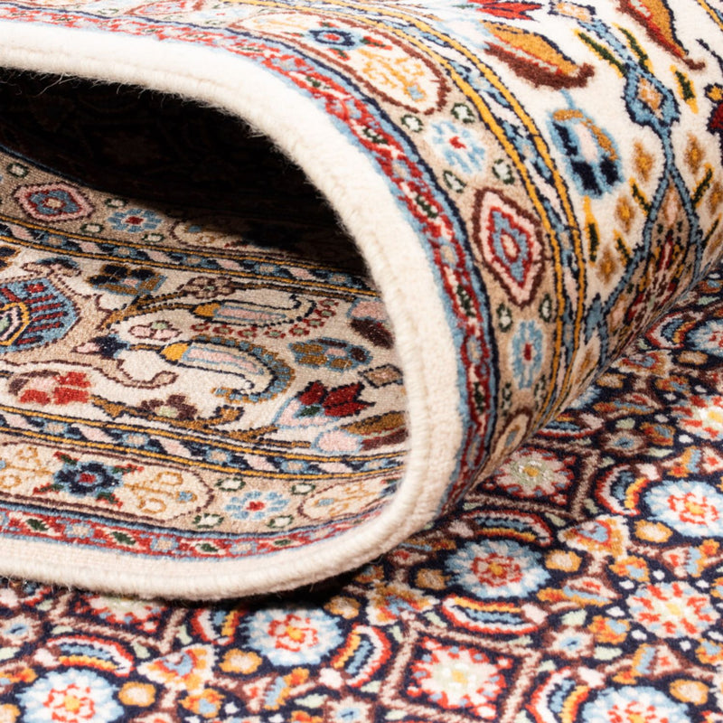 Tapis persan - Classique - 197 x 141 cm - bleu foncé