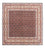Tapis persan - Classique carré - 195 x 193 cm - bleu foncé
