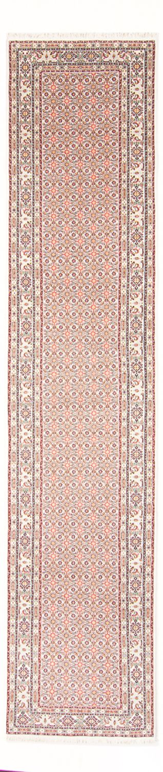 Tapis de couloir Tapis persan - Classique - 388 x 78 cm - crème