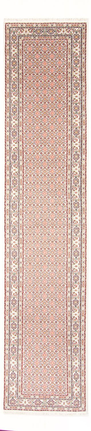 Tapis de couloir Tapis persan - Classique - 388 x 78 cm - crème
