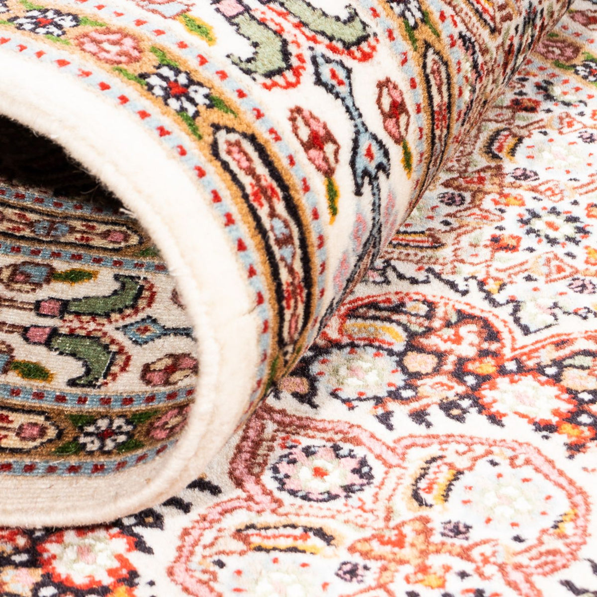 Tapis de couloir Tapis persan - Classique - 299 x 80 cm - crème