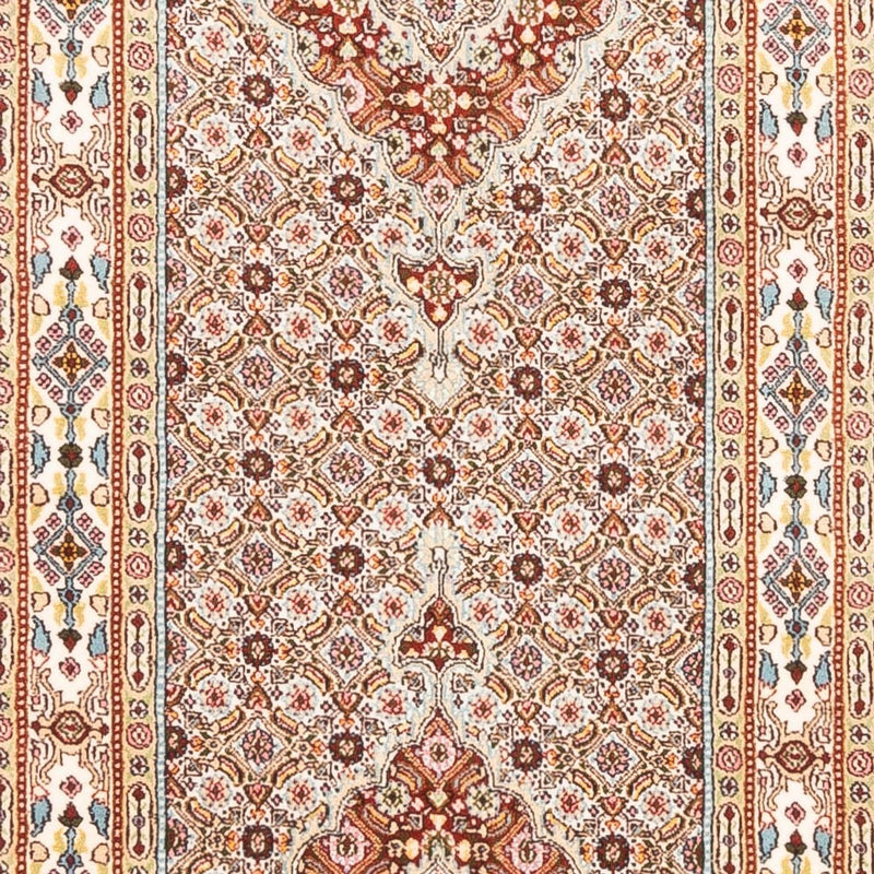Tapis de couloir Tapis persan - Classique - 390 x 76 cm - crème