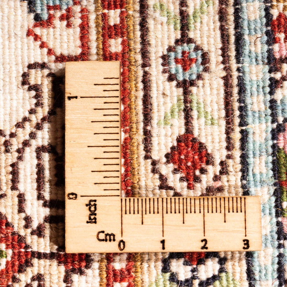 Tapis de couloir Tapis persan - Classique - 390 x 76 cm - crème