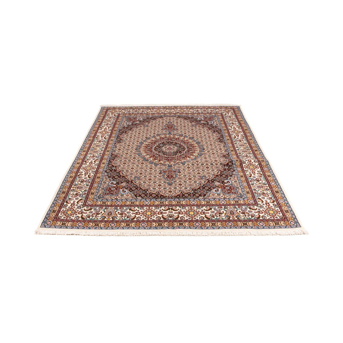 Tapis persan - Classique - 198 x 146 cm - crème