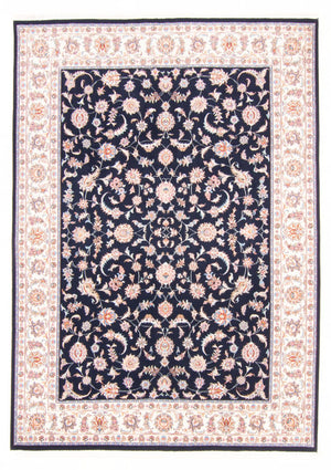 Tapis persan - Tabriz - Royal - 240 x 172 cm - bleu foncé