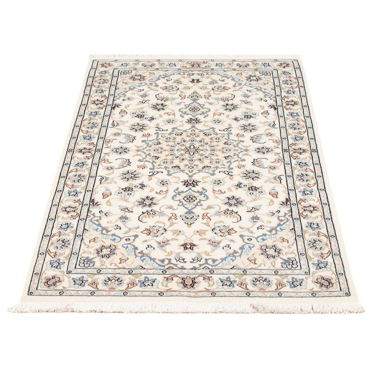 Tapis persan - Nain - Premium - 138 x 76 cm - crème
