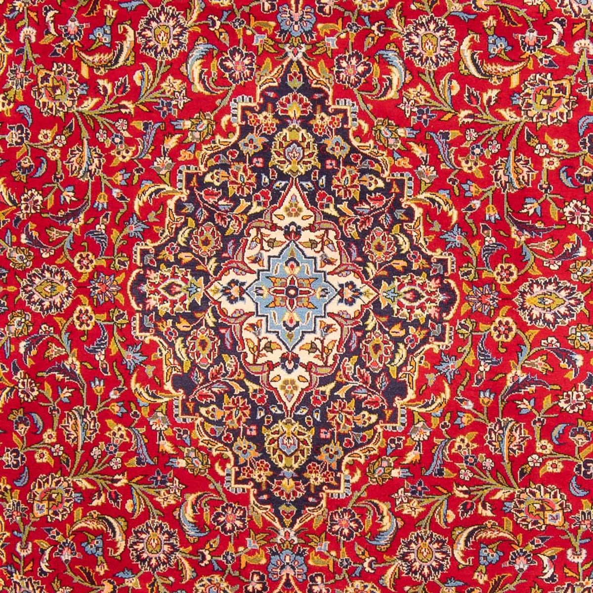 Tapis persan - Keshan - 288 x 206 cm - rouge