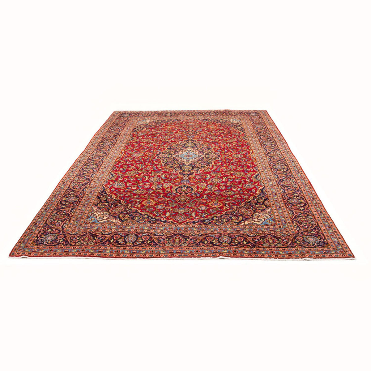 Tapis persan - Keshan - 288 x 206 cm - rouge
