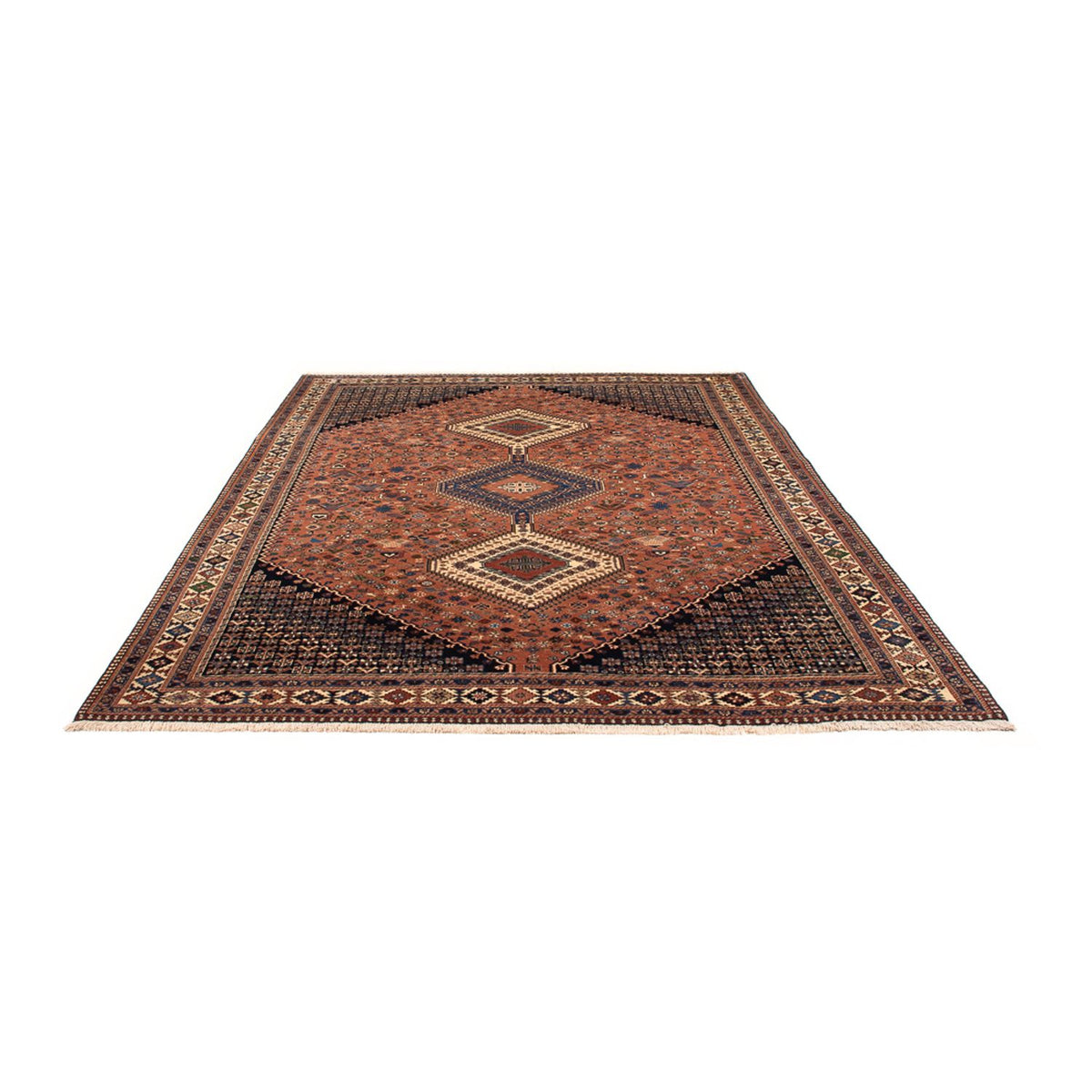 Tapis persan - Nomadic - 295 x 200 cm - rouge
