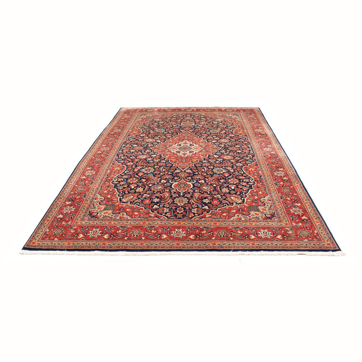 Tapis persan - Classique - 312 x 200 cm - bleu foncé