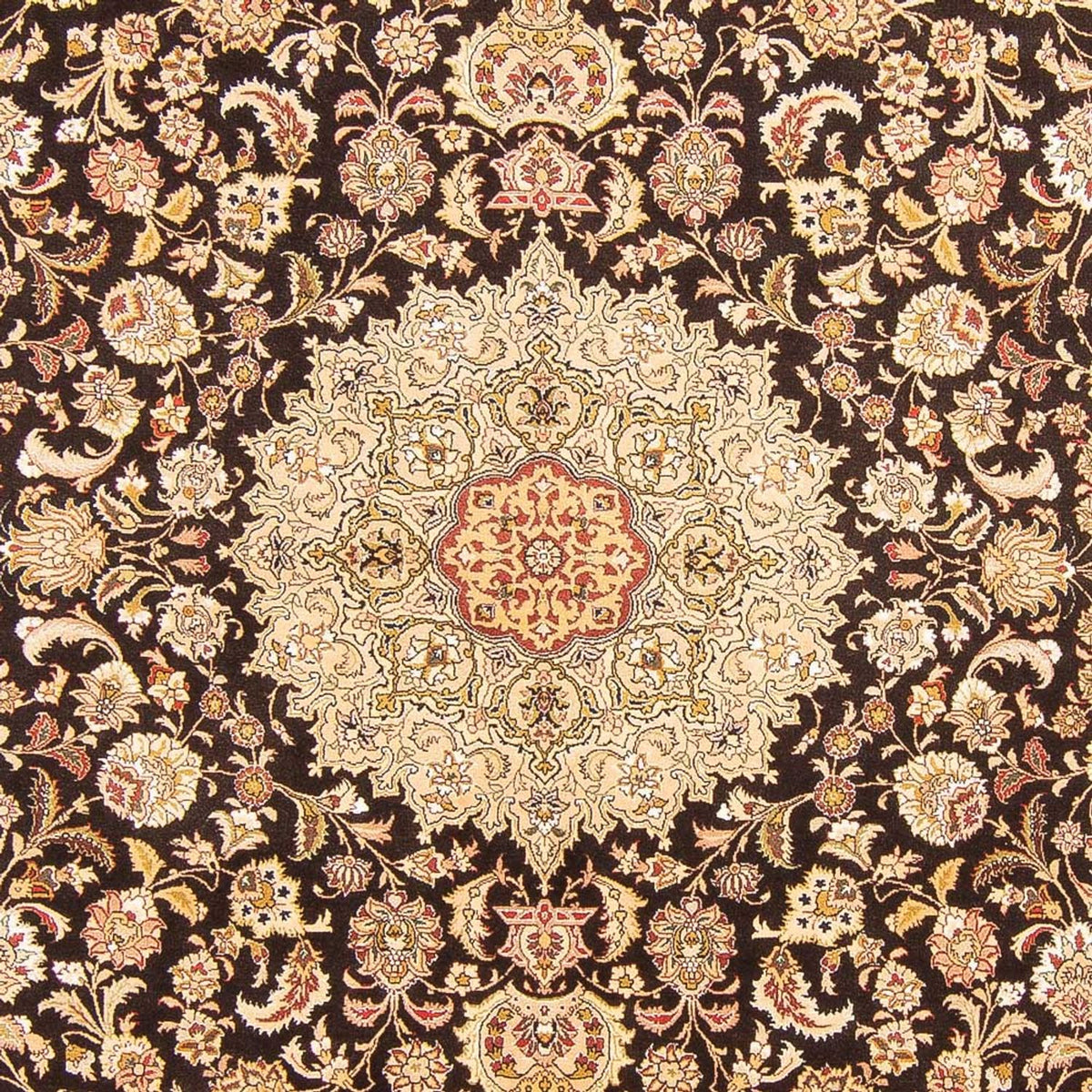 Tapis persan - Tabriz - Royal - 296 x 196 cm - bleu foncé