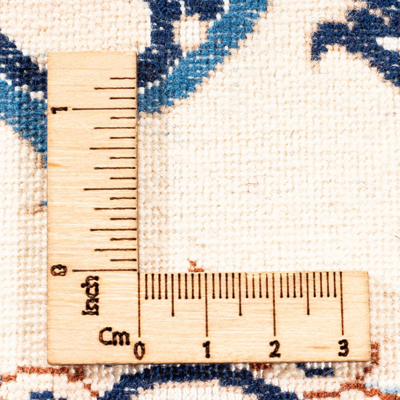 Tapis persan - Nain - Premium carré  - 212 x 212 cm - bleu foncé