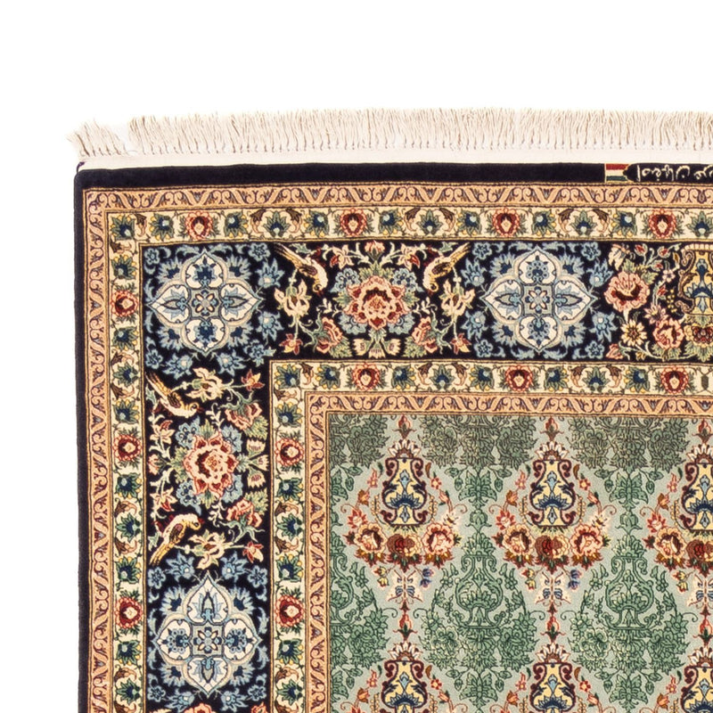 Tapis persan - Isfahan - Premium - 244 x 157 cm - vert