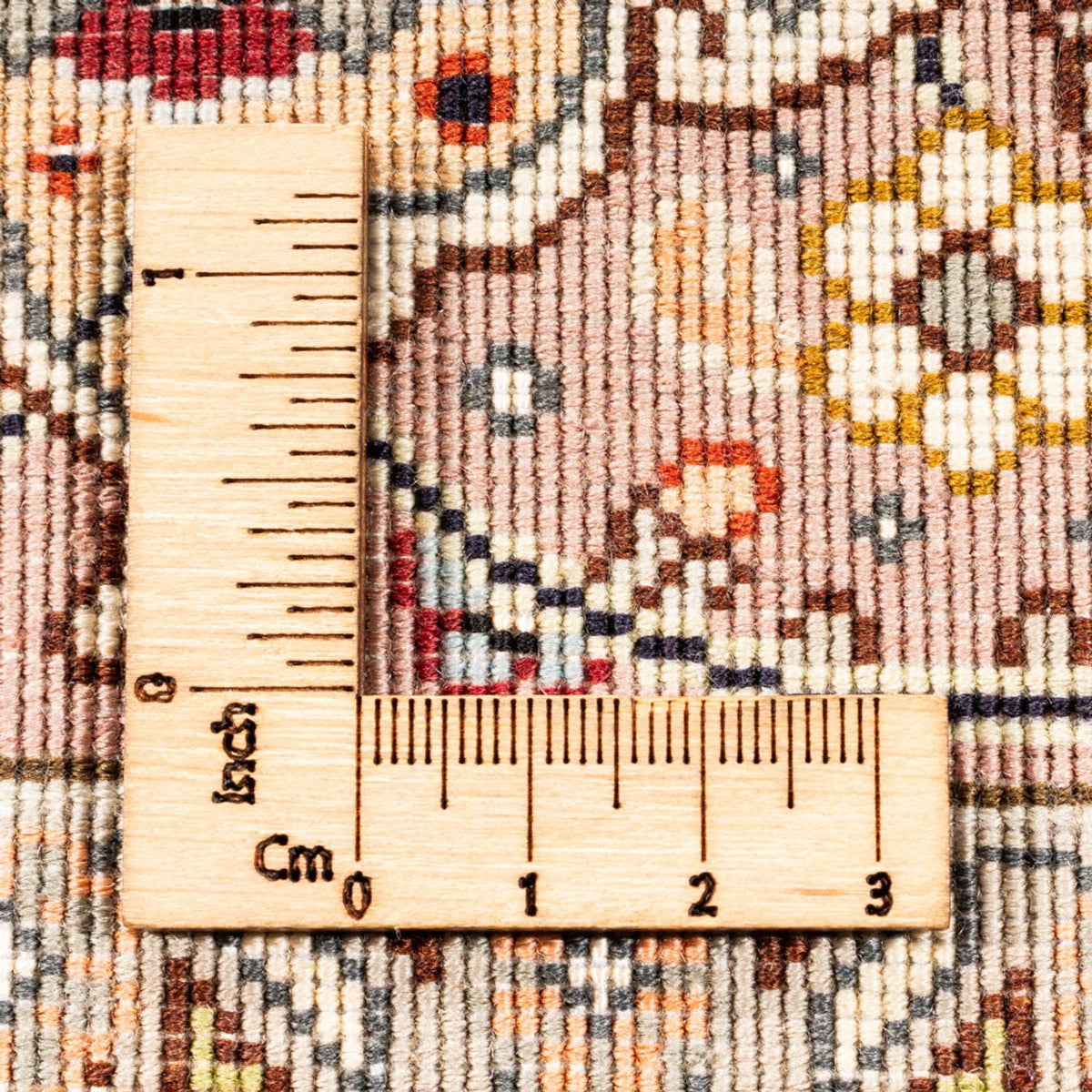Tapis persan - Tabriz - Royal carré - 206 x 204 cm - beige foncé