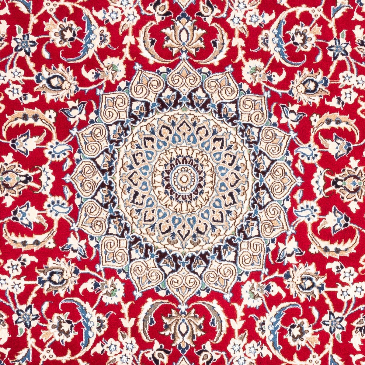 Tapis persan - Nain - 246 x 156 cm - rouge