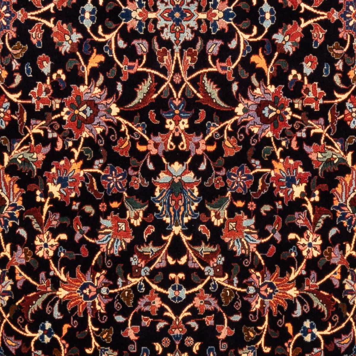 Tapis persan - Bidjar carré - 250 x 248 cm - bleu foncé