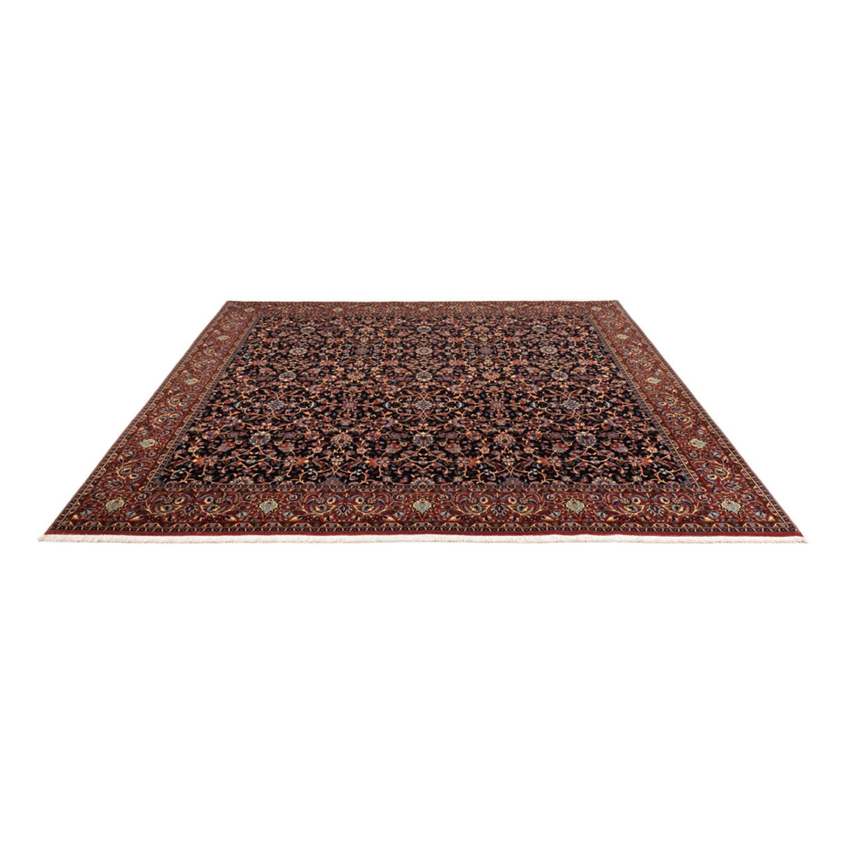 Tapis persan - Bidjar carré - 250 x 248 cm - bleu foncé