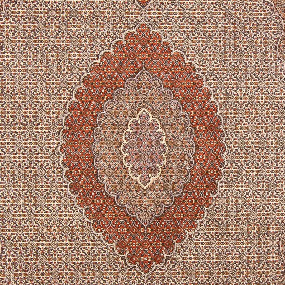 Tapis persan - Tabriz - Royal - 304 x 195 cm - beige foncé