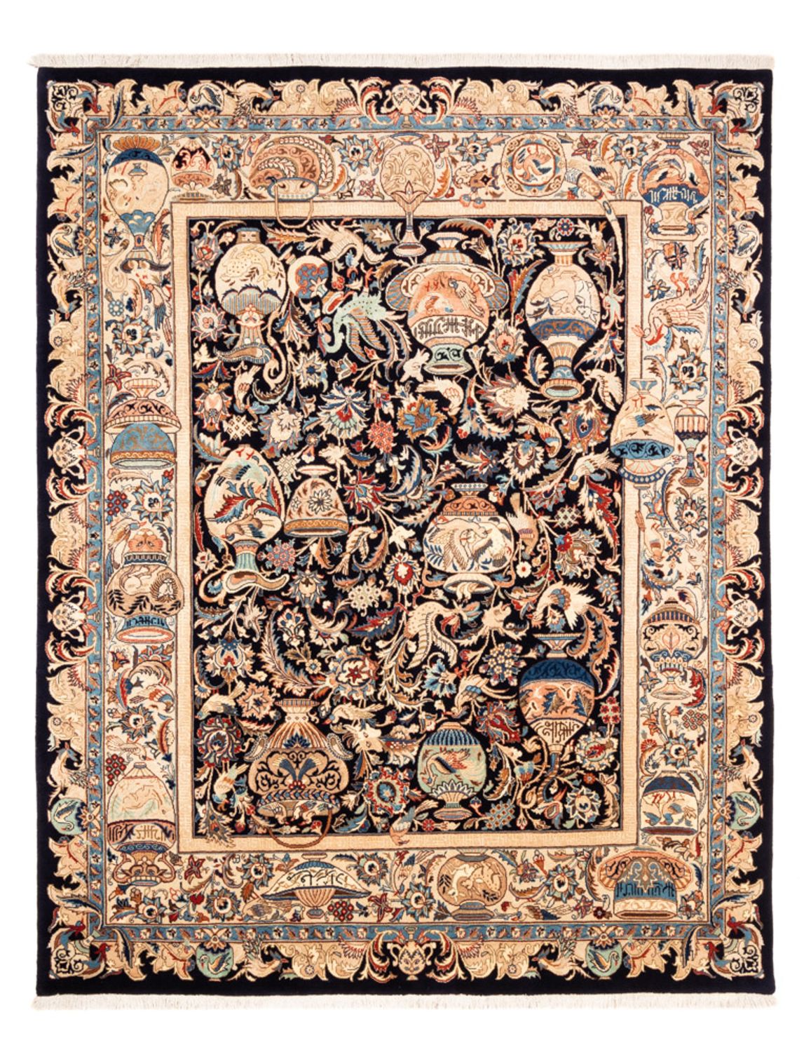 Tapis persan - Classique - 244 x 195 cm - crème