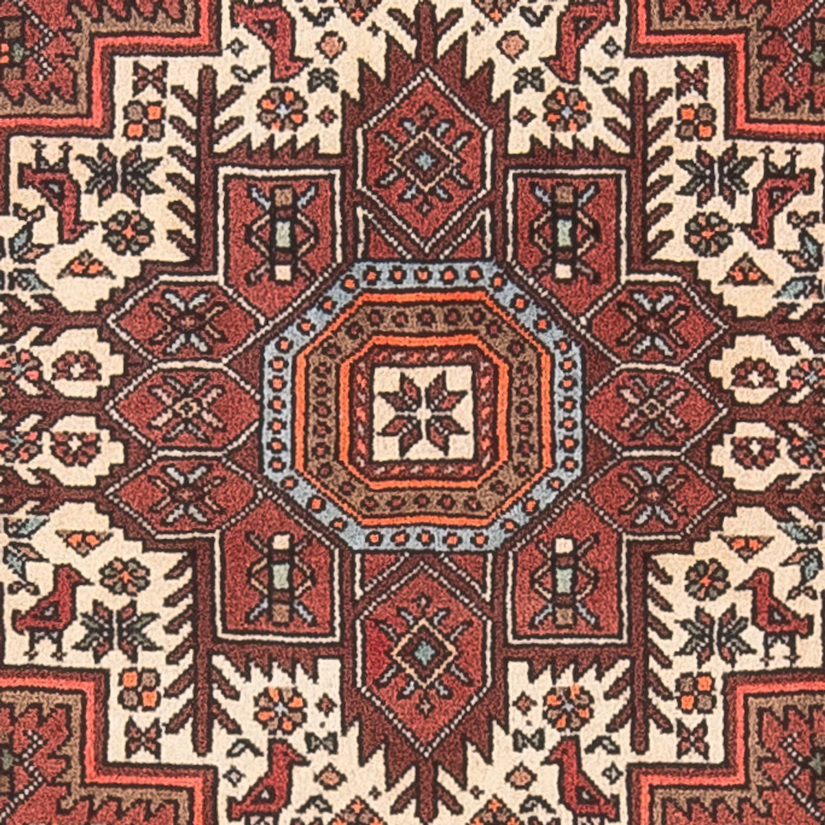 Tapis persan - Nomadic - 120 x 76 cm - crème