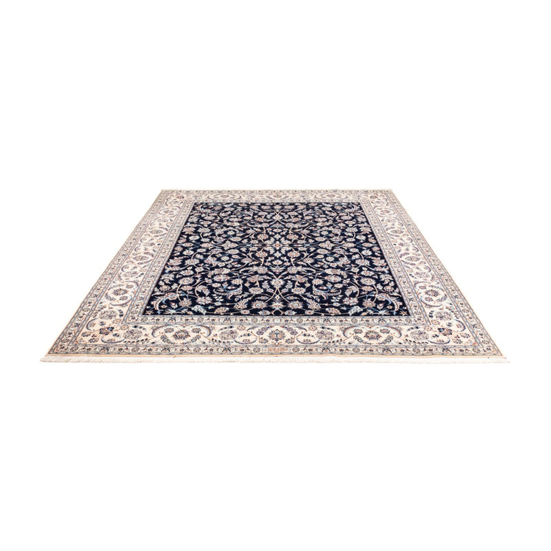 Tapis persan - Nain - Premium - 260 x 215 cm - bleu foncé