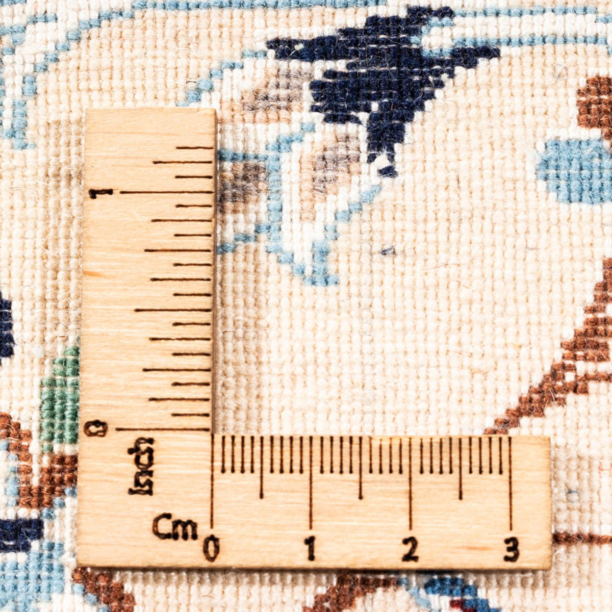 Tapis persan - Nain - Premium - 260 x 215 cm - bleu foncé