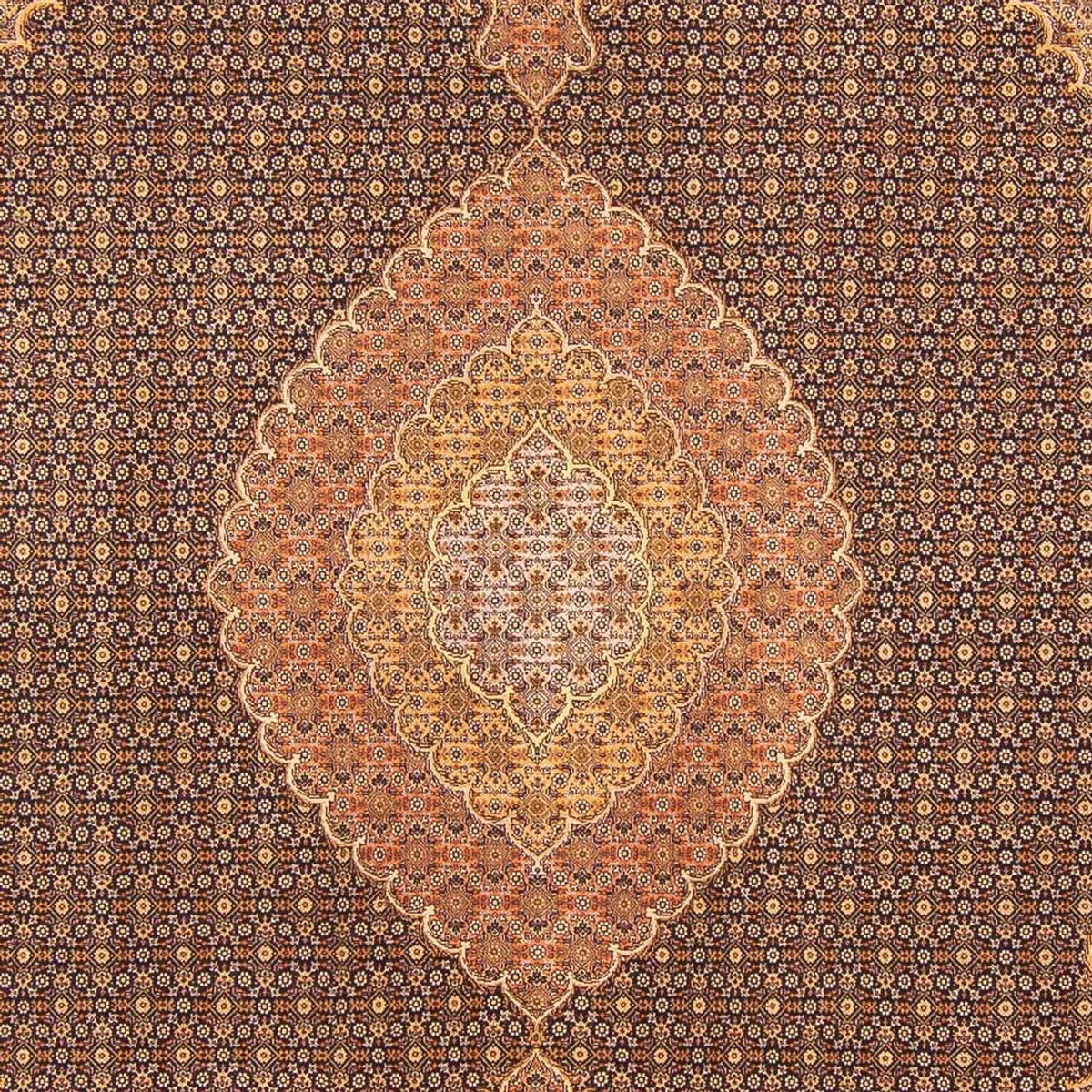 Tapis persan - Tabriz - Royal - 293 x 198 cm - orange