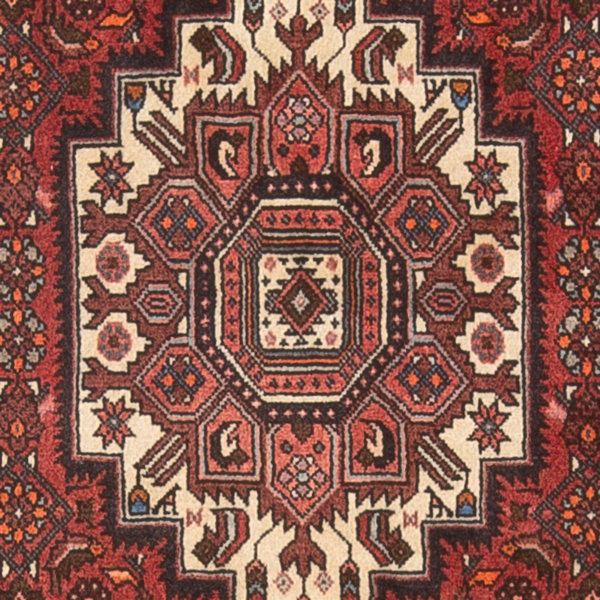 Tapis persan - Nomadic - 120 x 77 cm - crème