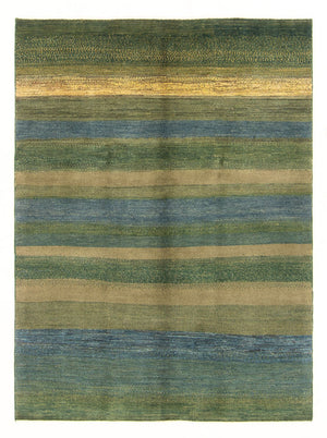 Tapis Gabbeh - Persan - 208 x 150 cm - vert clair