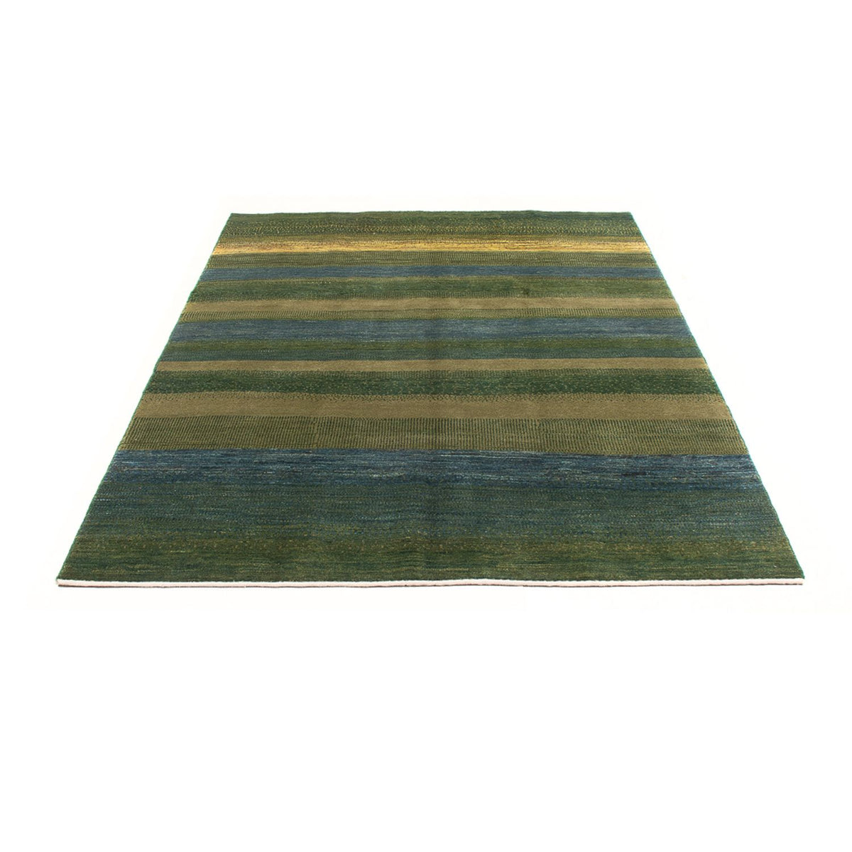 Tapis Gabbeh - Persan - 208 x 150 cm - vert clair