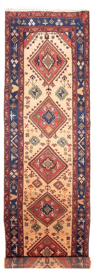 Tapis de couloir Tapis persan - Nomadic - 412 x 120 cm - beige
