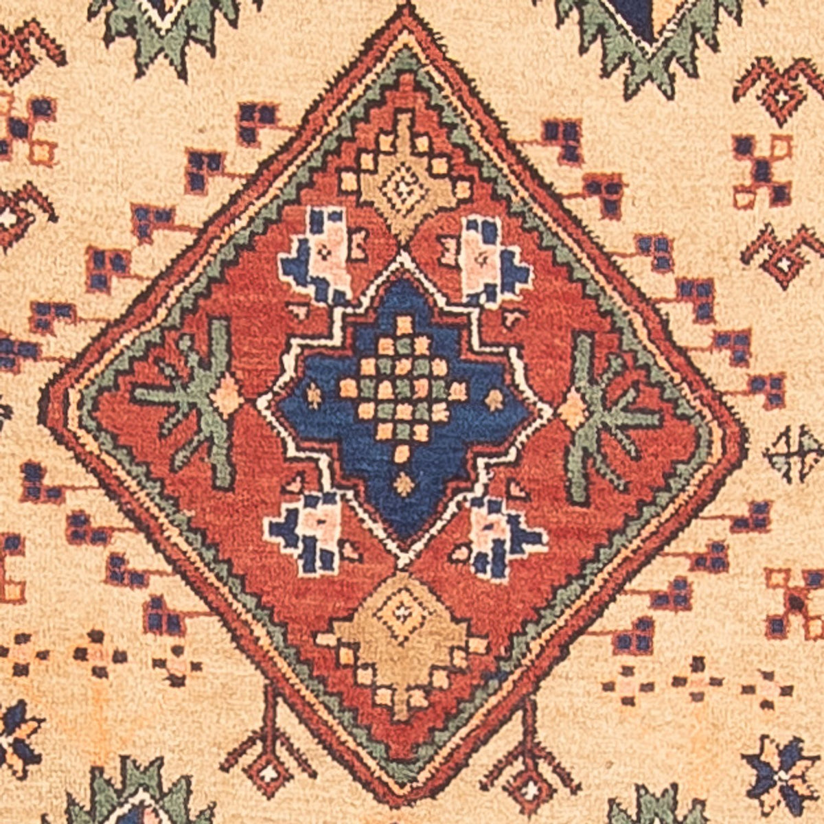 Tapis de couloir Tapis persan - Nomadic - 412 x 120 cm - beige