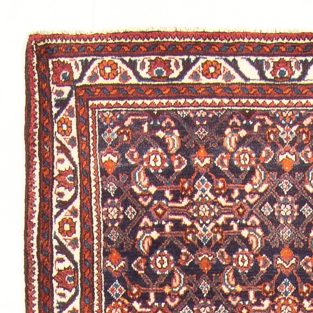 Tapis de couloir Tapis persan - Nomadic - 295 x 107 cm - bleu foncé