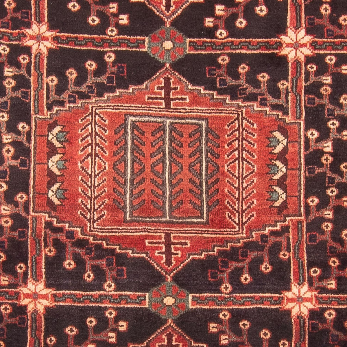 Tapis de couloir Tapis persan - Nomadic - 324 x 124 cm - bleu foncé