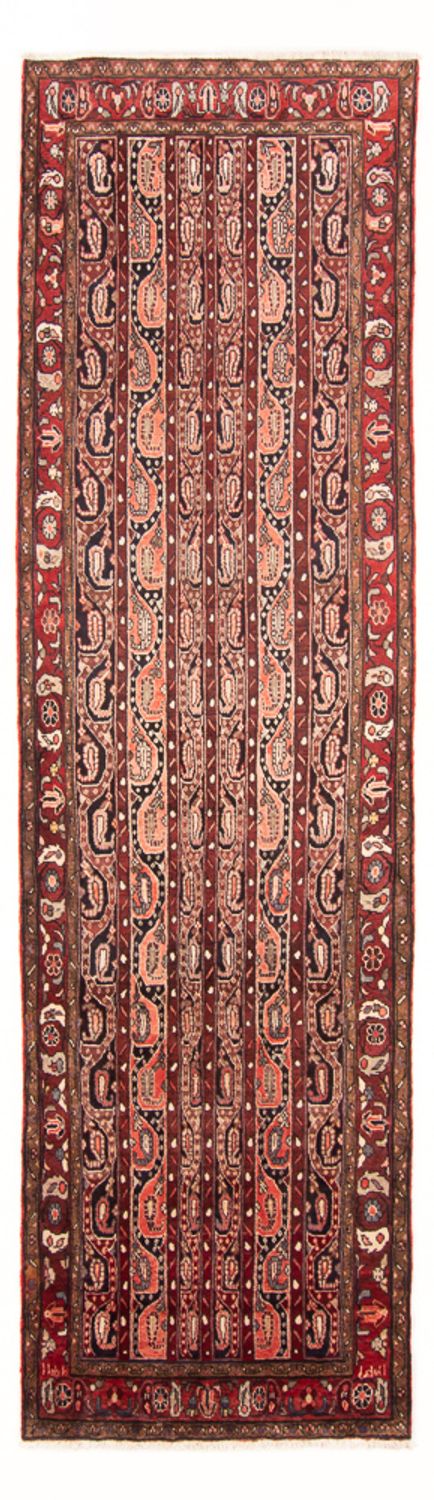 Tapis de couloir Tapis persan - Nomadic - 378 x 120 cm - rouge