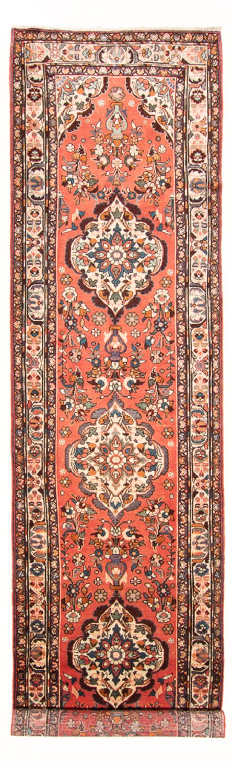 Tapis de couloir Tapis persan - Nomadic - 449 x 127 cm - rouge